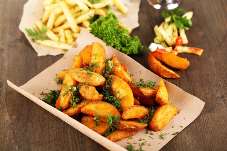 Airfryer Kartoffelecken „Paprika‑Style“ wie beim Lieferservice