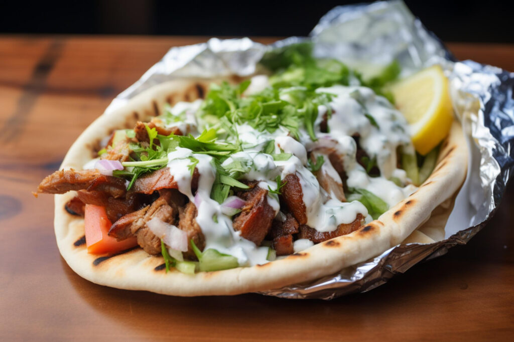 Airfryer Gyros aus Hähnchen – mit Tzatziki in 20 Minuten
