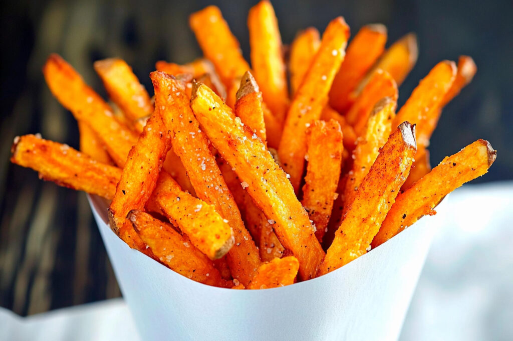 Süßkartoffel Pommes Airfryer Rezept