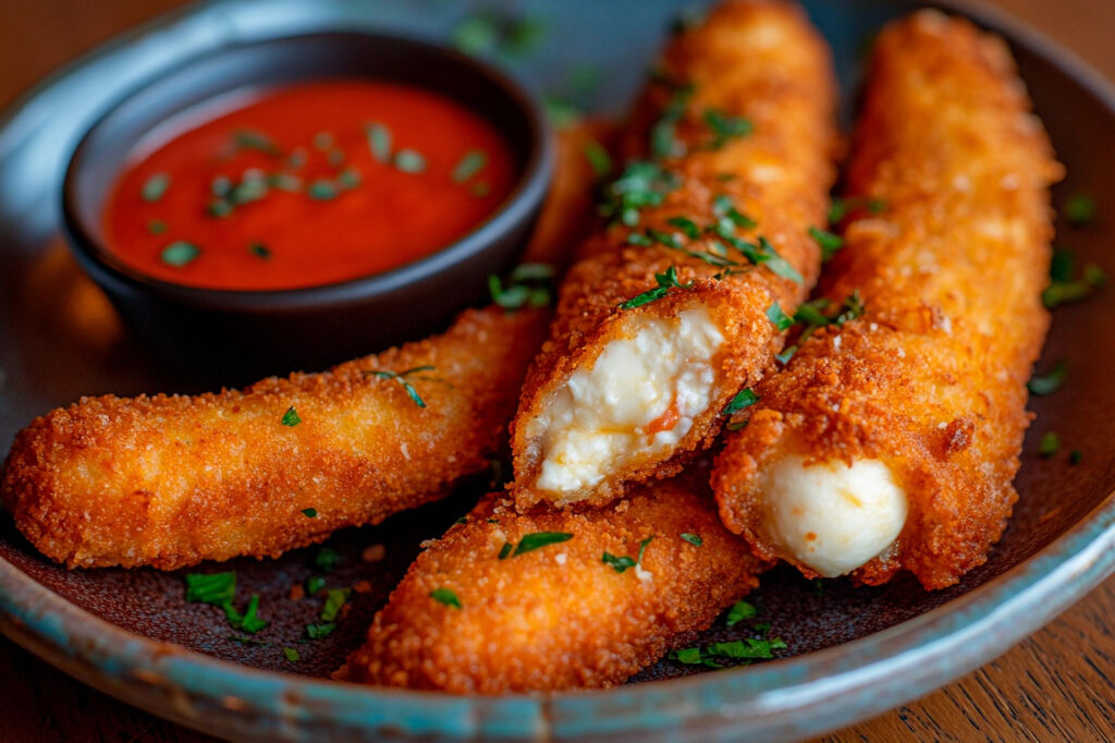 Airfryer Mozzarella Sticks – besser als Kino