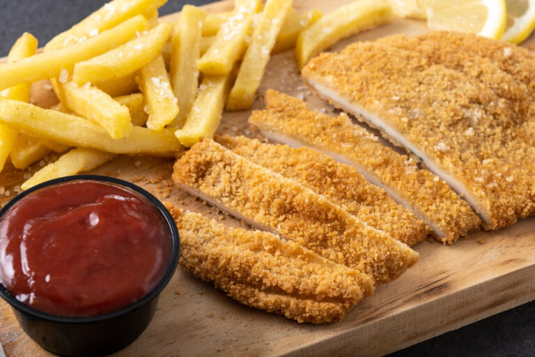 Airfryer Schnitzel – wie paniert, nur weniger Öl
