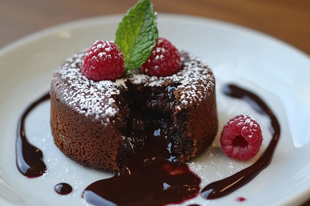 Airfryer Lava Cake – Schokokern in 10 Minuten